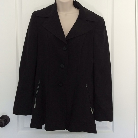 Bebe Black Blazer (Made in Italy) 96% New Wool