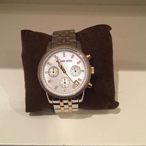 Michael Kors two-tone watch