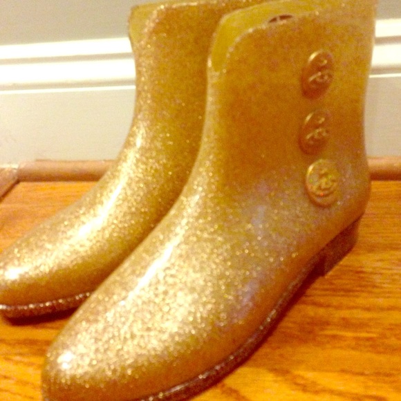 Vivienne Westwood Gold Rain Boots