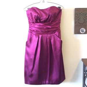 Strapless cocktail/bridesmaids dress