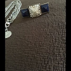 Jessica Simpson Jewelry - Jessica Simpson Blue Necklace and Ring Jessica Simpson Jewelry - Jessica Simpson Blue Necklace and Ring