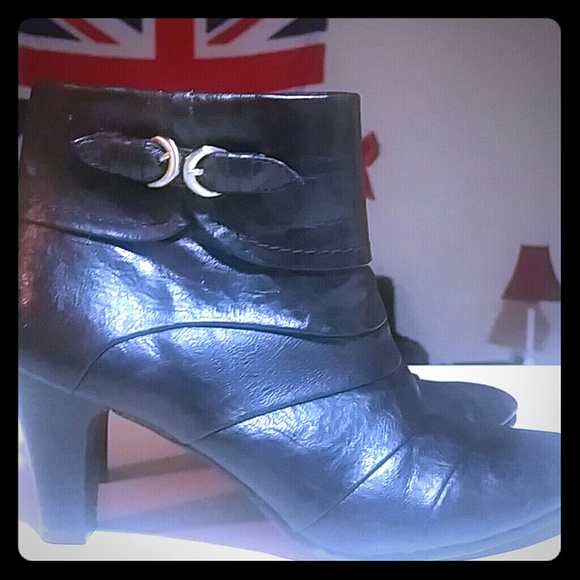 Brown Leather Ankle Boots