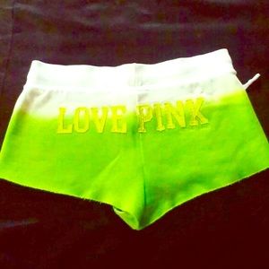 Victoria's Secret pink rare ombré shorts