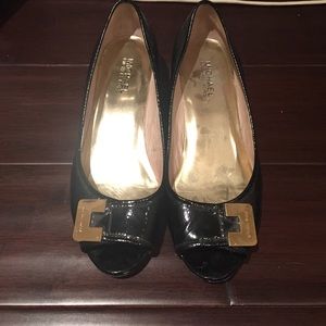 Michael Kors 1 in. wedge- patent leather