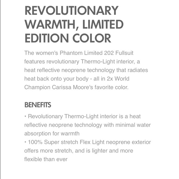 Phantom Hurley women's wetsuit - Picture 3 of 4