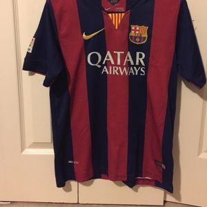 Dri- fit sports jersey for Barcelona