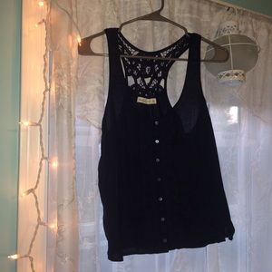 navy racerback tank