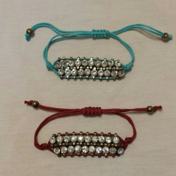 Bejeweled Rope Bracelets
