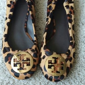 Tory Burch Leopard "Reva" Flats