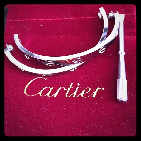 Cartier love bracelet with screws