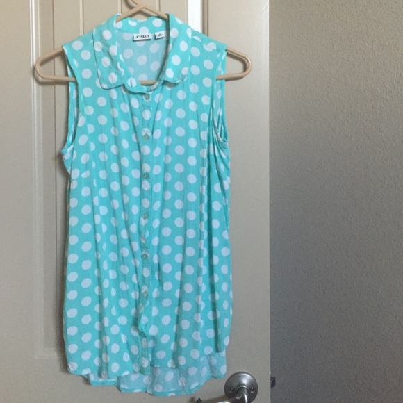 Cato polka dotted shirt