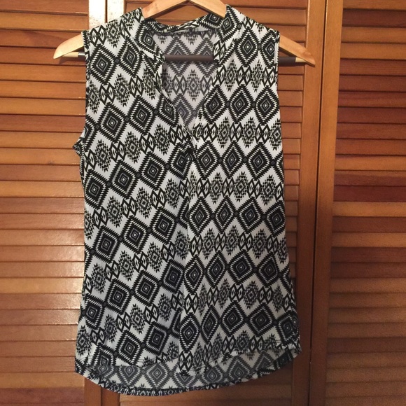 Tribal print tank