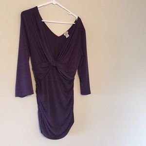 Cute purple party top