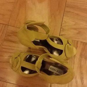 Mustard yellow sandals
