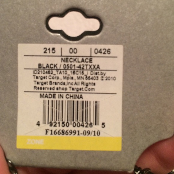 Chunky Black Statement Necklace - Picture 3 of 3