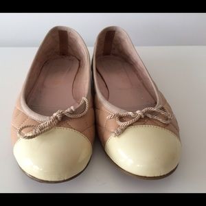 PRETTY BALLERINAS QUILTED LEATHER BALLET FLATS