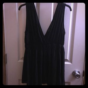 Black BcBG V-Neck top