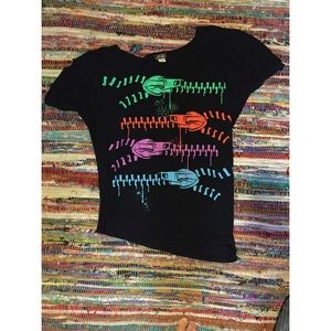 50% off sale!-Off the shoulder t shirt