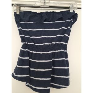 STRIPED HOLLISTER TUBE TOP