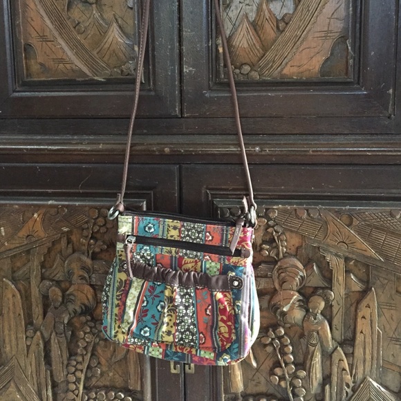 Fossil- Flowers small cross body