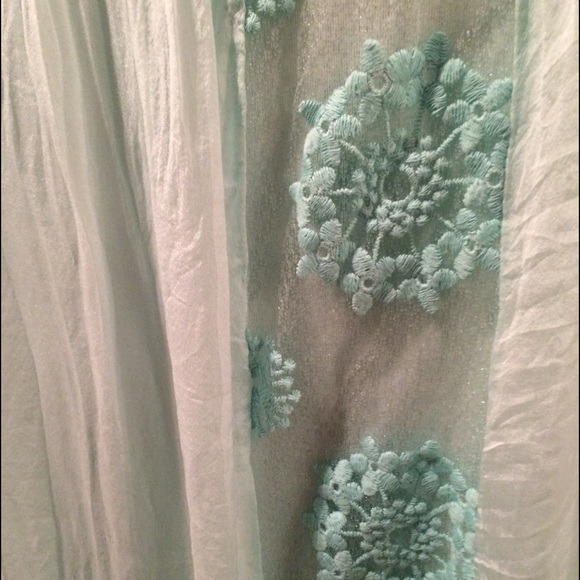 ✳️BUNDLED✳️ Mint Green Kimono sleeve Top - Picture 3 of 4