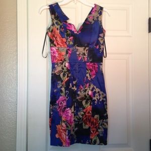 Floral print dress