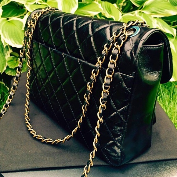 Sold on eBay CHANEL Jumbo Python - Picture 2 of 4