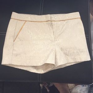 White/Gold Shorts