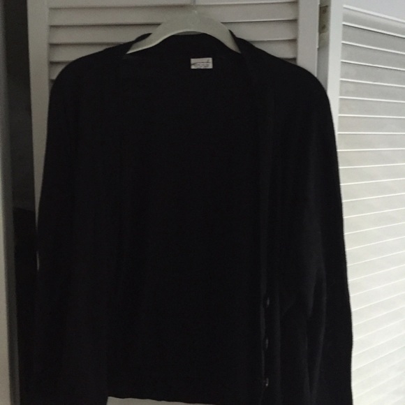 black cardigan