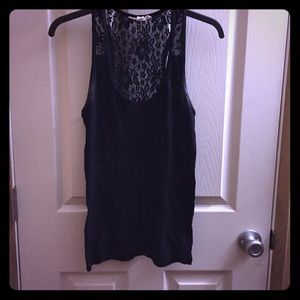 Lace back tank