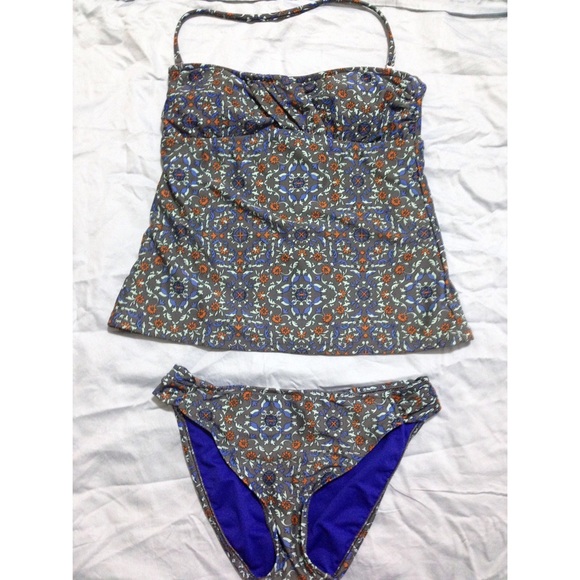 Halter-top two piece suit!