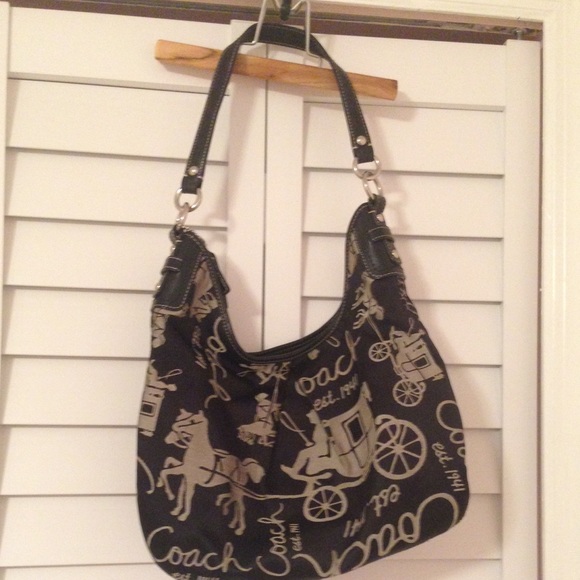 Coach Horse and Carriage Hobo bag
