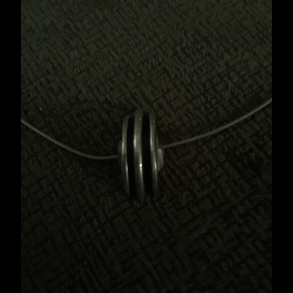 Sterling silver arch necklace