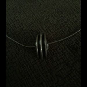 Sterling silver arch necklace