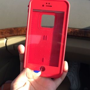 Red Lifeproof case