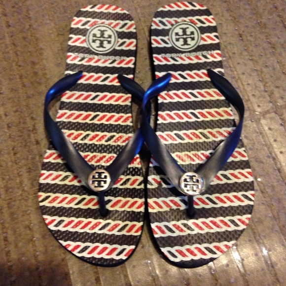 Tory burch sz 9 flip flops