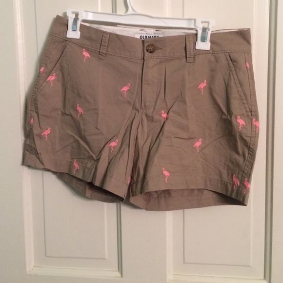 Old Navy flamingo shorts