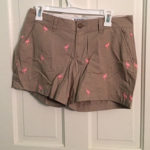 Old Navy flamingo shorts