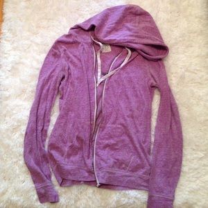American eagle light purple burnout hoodie size m