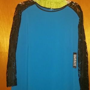 NY&C  blue and black dress