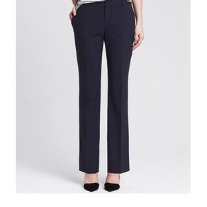 Navy Blue Lightweight Wool Slacks