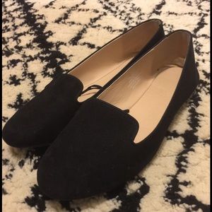 Black loafers