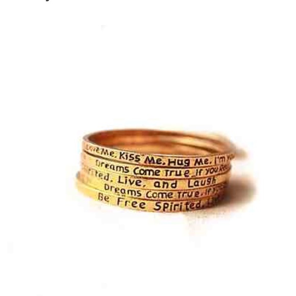 "Dreams come true ..." Engraved bangle