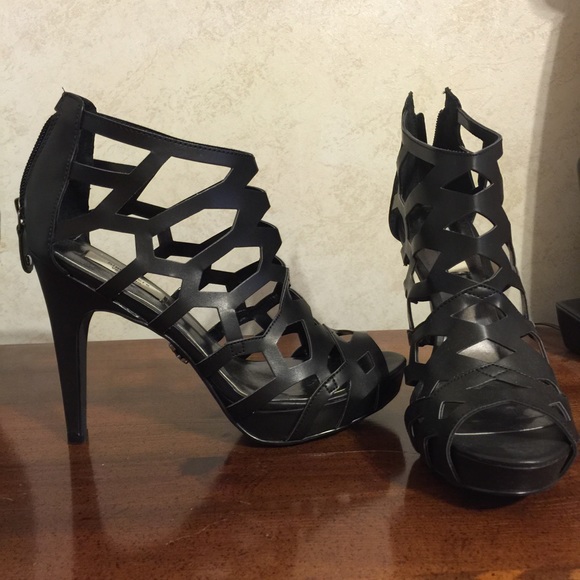 Vera Wang cage heels