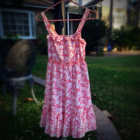 pink floral dress🌷