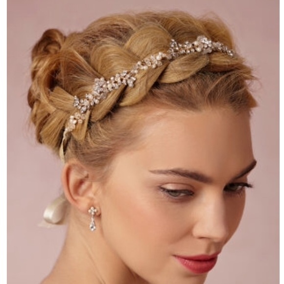 BHLDN Pearl-Petal Bridal Halo