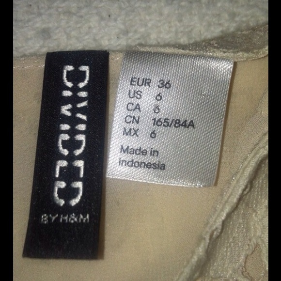 H&M Beige Lace dress - Picture 5 of 5