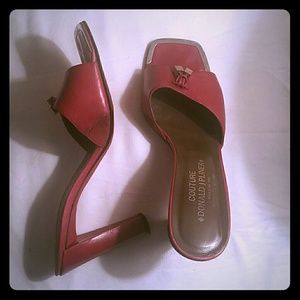 Red mules - Donald J. Pliner Couture