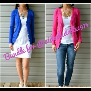 NWT Pink Blue Cardigan / bundle for @aidadudette1