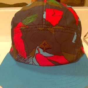 LRG 5 Panel Leather Strapback